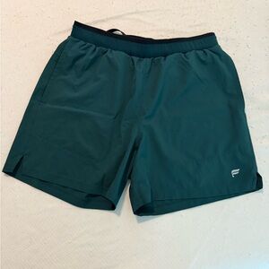 Fabletics Men's Dark Teal Athletic Shorts